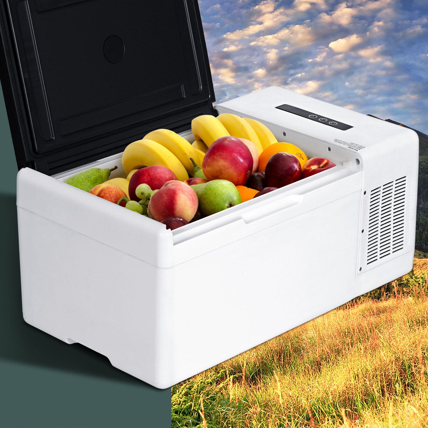 Glacio Camping Fridge 15L Portable Bar Fridge Freezer 12V/24V/240V